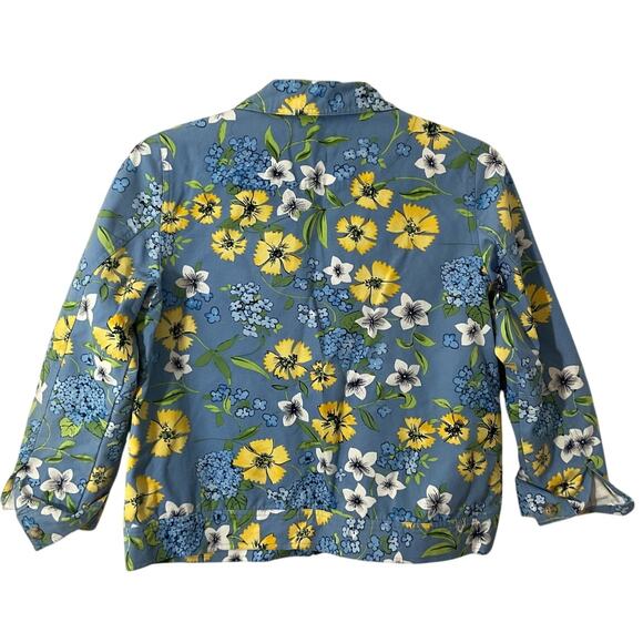 New The Tog Shop PM Button Front Floral Jacket - Picture 6 of 6